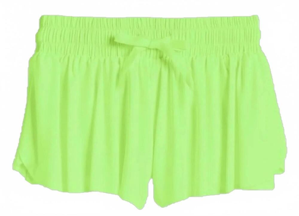 NEW SUZETTE COLLECTION kids' fly away shorts in lime green